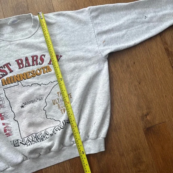 Unisex Vintage 90s Santee Tour de Bars graphic crewneck - Picture 6 of 7